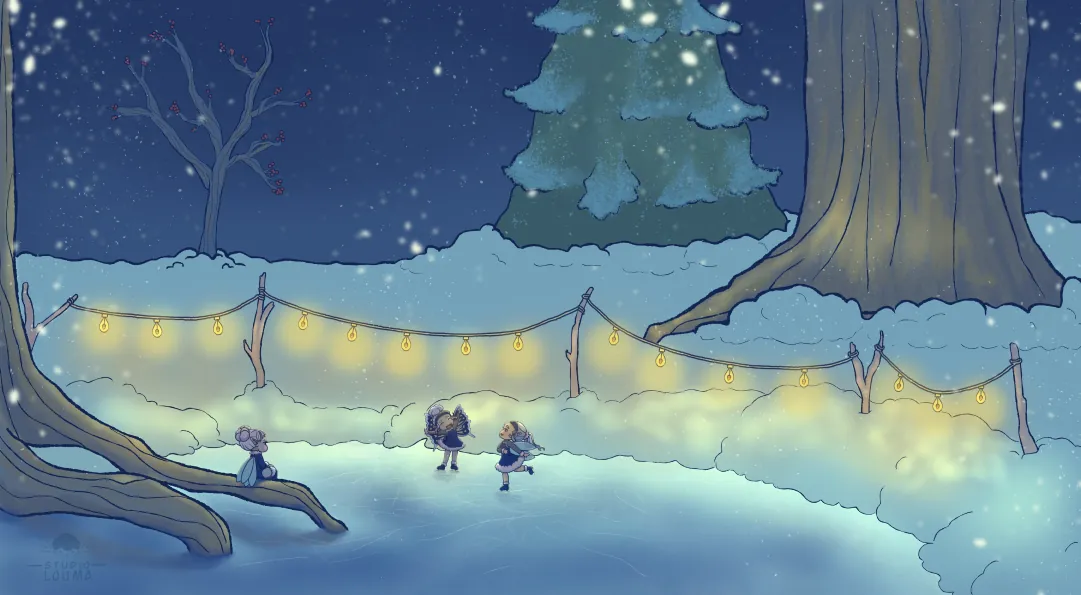 Frosty Fairy collection wallpaper