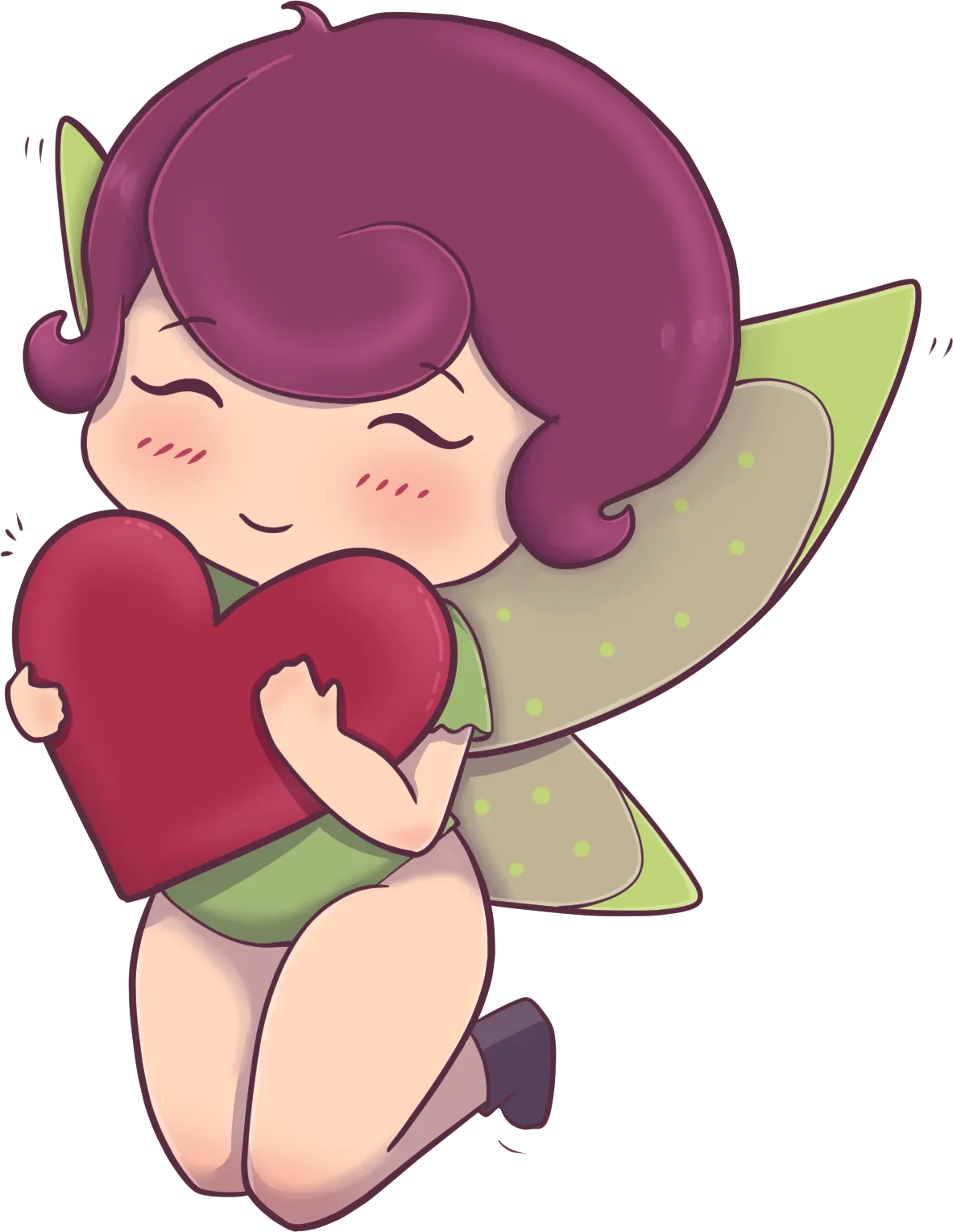 Moira chibi sticker design