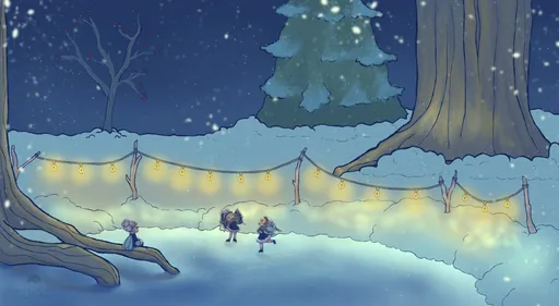 Frosty Fairy collection wallpaper