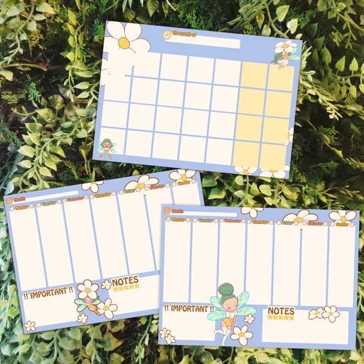 Planners of the Daisy Fairy collection