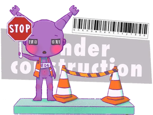 Under construction illustration