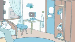 4. flat colours